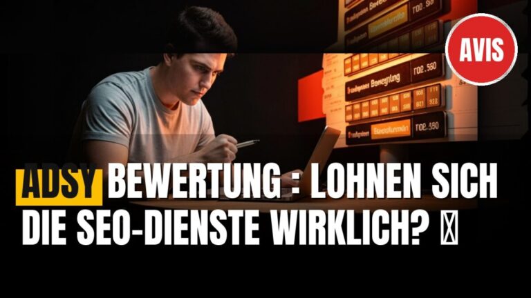 Adsy Erfahrungen: Lohnen sich die SEO-Dienste wirklich? (2026) Adsy Erfahrungen: Lohnen sich die SEO-Dienste wirklich? (2026)