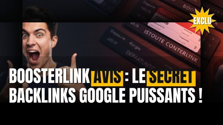 Avis Boosterlink : ma critique détaillée sur cette plateforme SEO Avis Boosterlink : ma critique détaillée sur cette plateforme SEO
