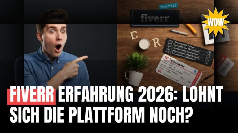 Fiverr Erfahrung 2026: Lohnt sich die Plattform wirklich? Fiverr Erfahrung 2026: Lohnt sich die Plattform wirklich?