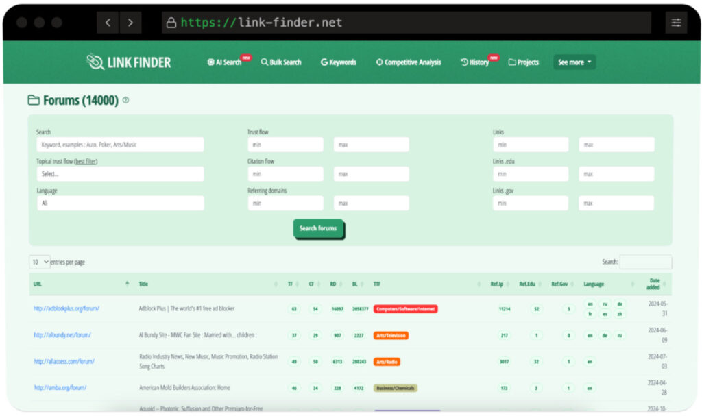 Link Finder Avis : Test du Comparateur de Prix Backlinks