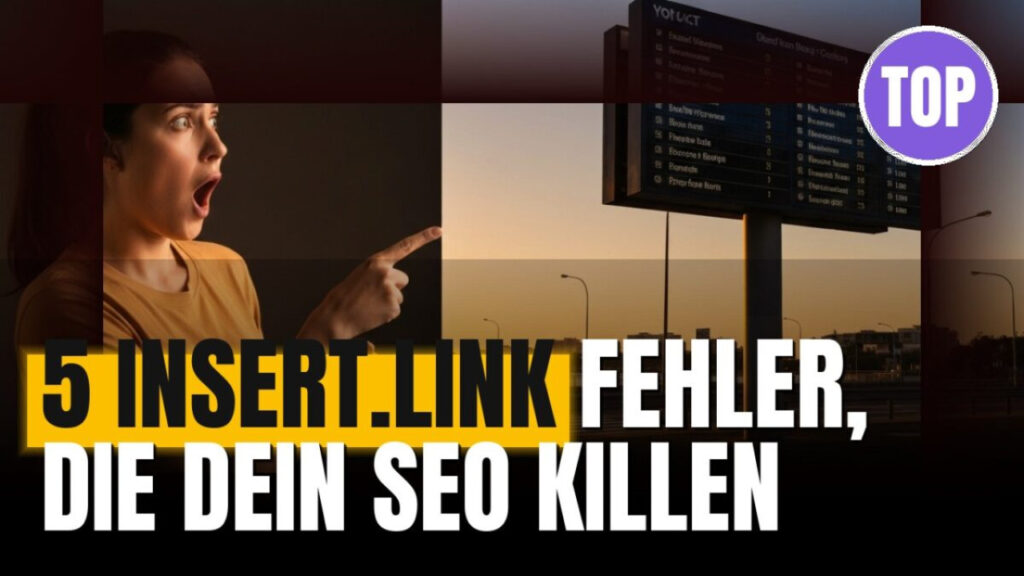 Insert.link Fehler vermeiden: 5 typische SEO-Irrtümer